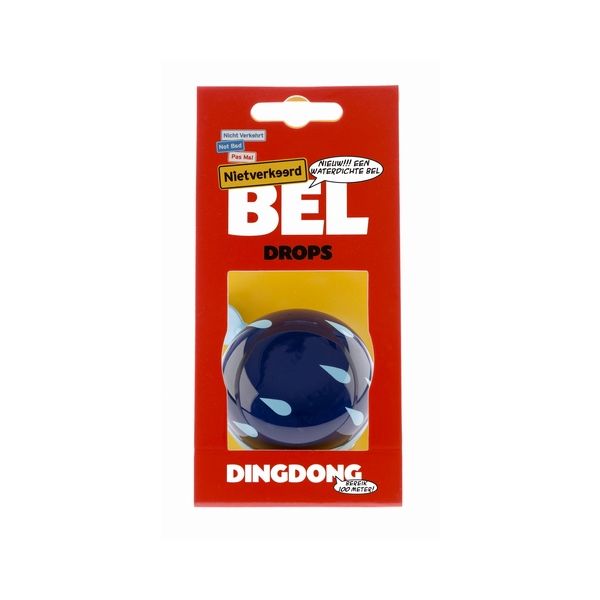 Nv ding dong bel 60mm tropfen blau mit kartentropfen