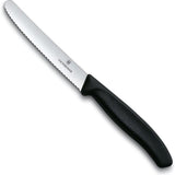 Victorinox Tisch-Tomatenmesser mit gezahnter schwarzer Klinge