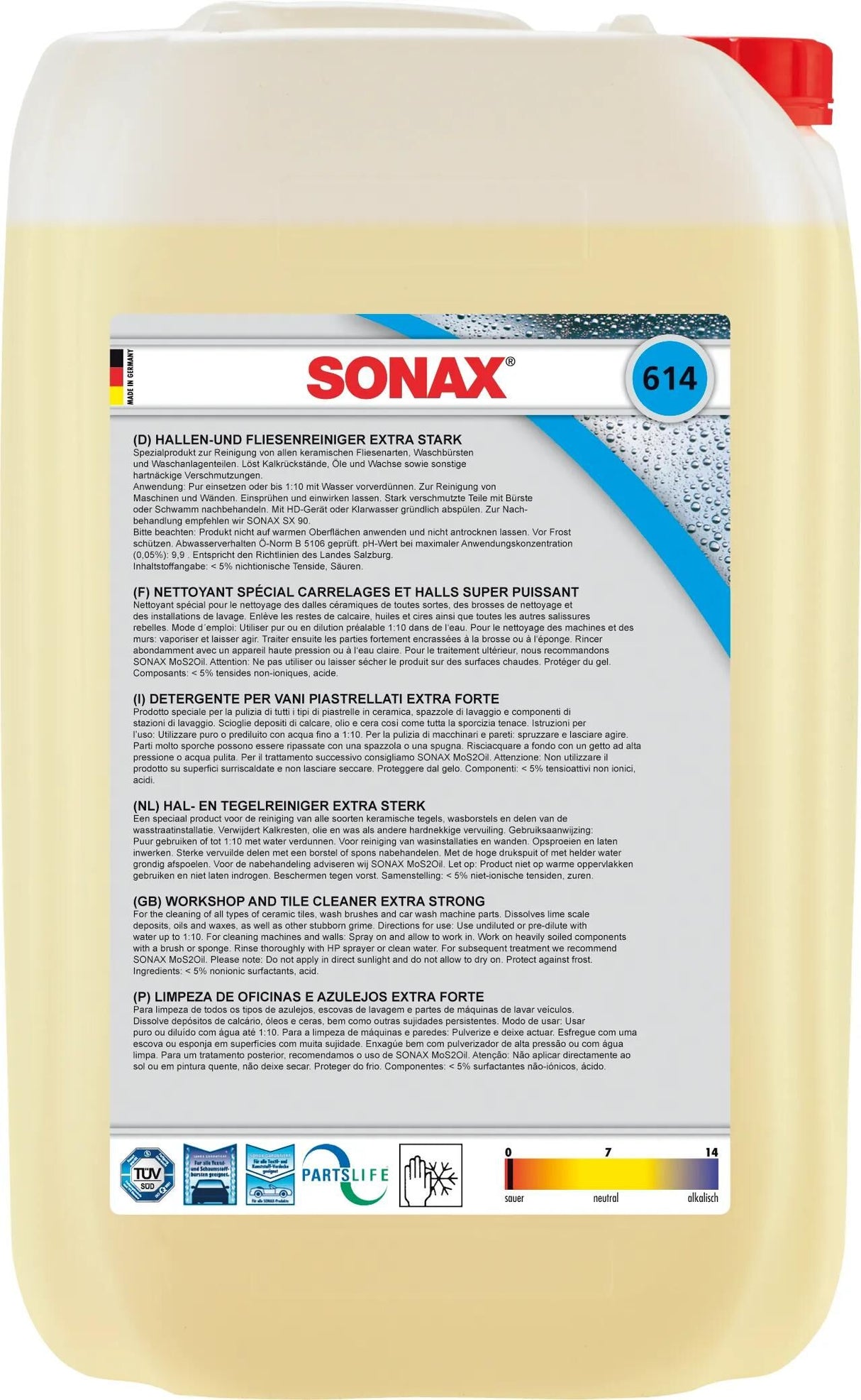 Sonax Flur- und Fliesenreiniger extra stark Flur- und Fliesenreiniger. 25 l