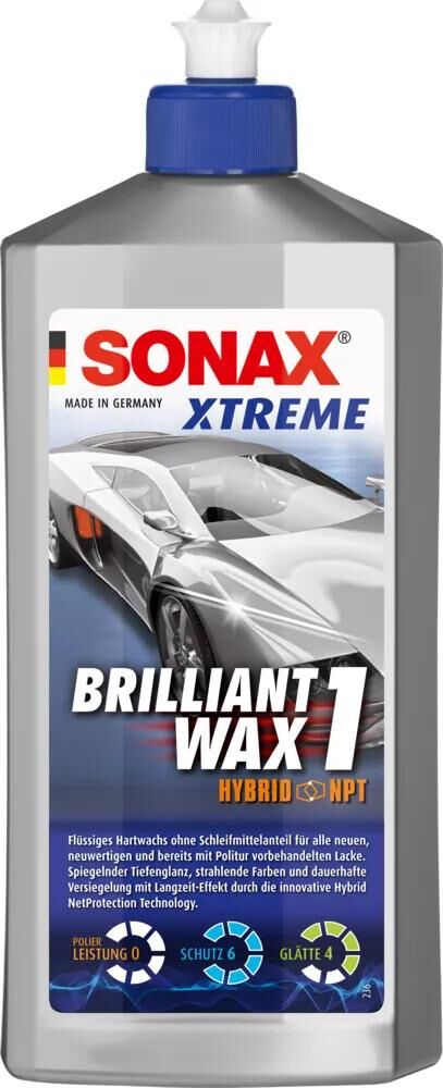 Sonax Autopolitur Xtreme Brillantwax 1 Hybrid NPT Brillantwax 1 Nano Pro Extreme 500 ml