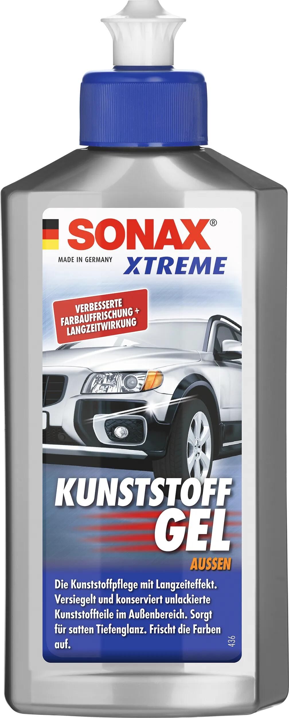 Sonax Kunststoffpflegeprodukt Xtreme Plastic Gel außen und Nanopro Xtreme Plastic Gel außen