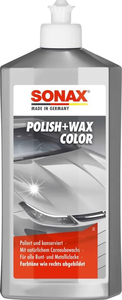 SONAX Autopolitur Politur Wachsfarbe Nanopro Farbpolitur + Wachs Silbergrau