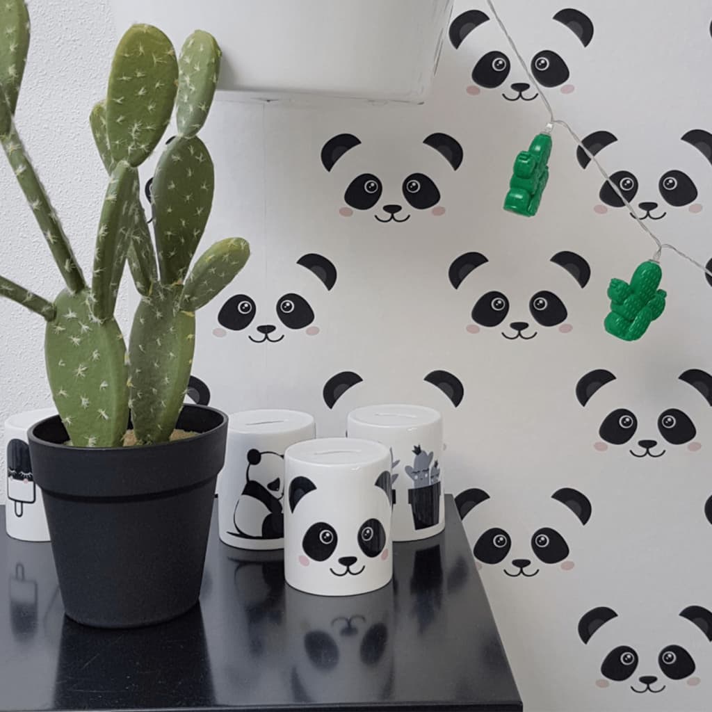 Noordwand noordwand behang fabulous world panda wit