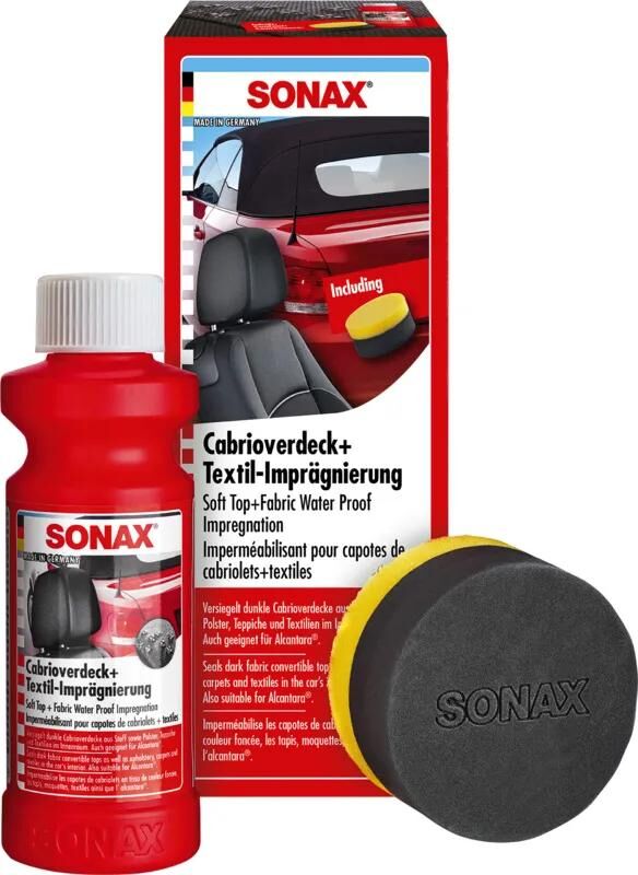 Sonax Imprägniermittel Cabriodeck Textilimprägnierung Cabrioverd.+Textilimpr. .