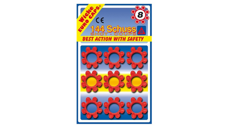 Johntoy Topper 8 Schuss mit 18 Ringen auf Karte