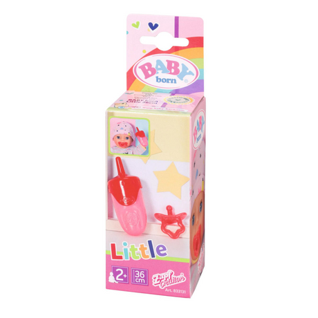 Zapf baby born Flasche und Sauger 36cm sortiert | 2 Stk