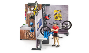 Bruder Bworld Fahrradladen Spielfigur (63120)