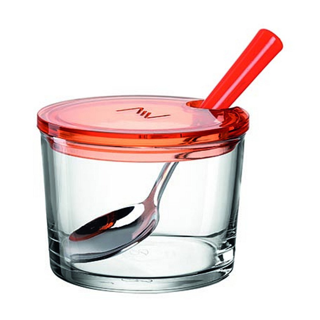 Basic Montana Jamot 10 cm + spoon orange glass