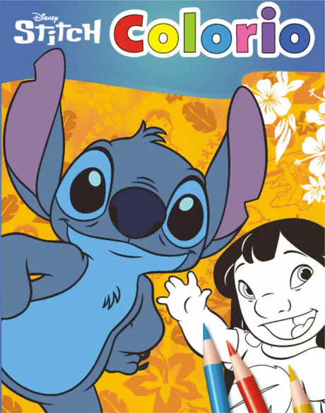 Intro Stitch A4 Malbuch 32 Seiten 6 sortiert.