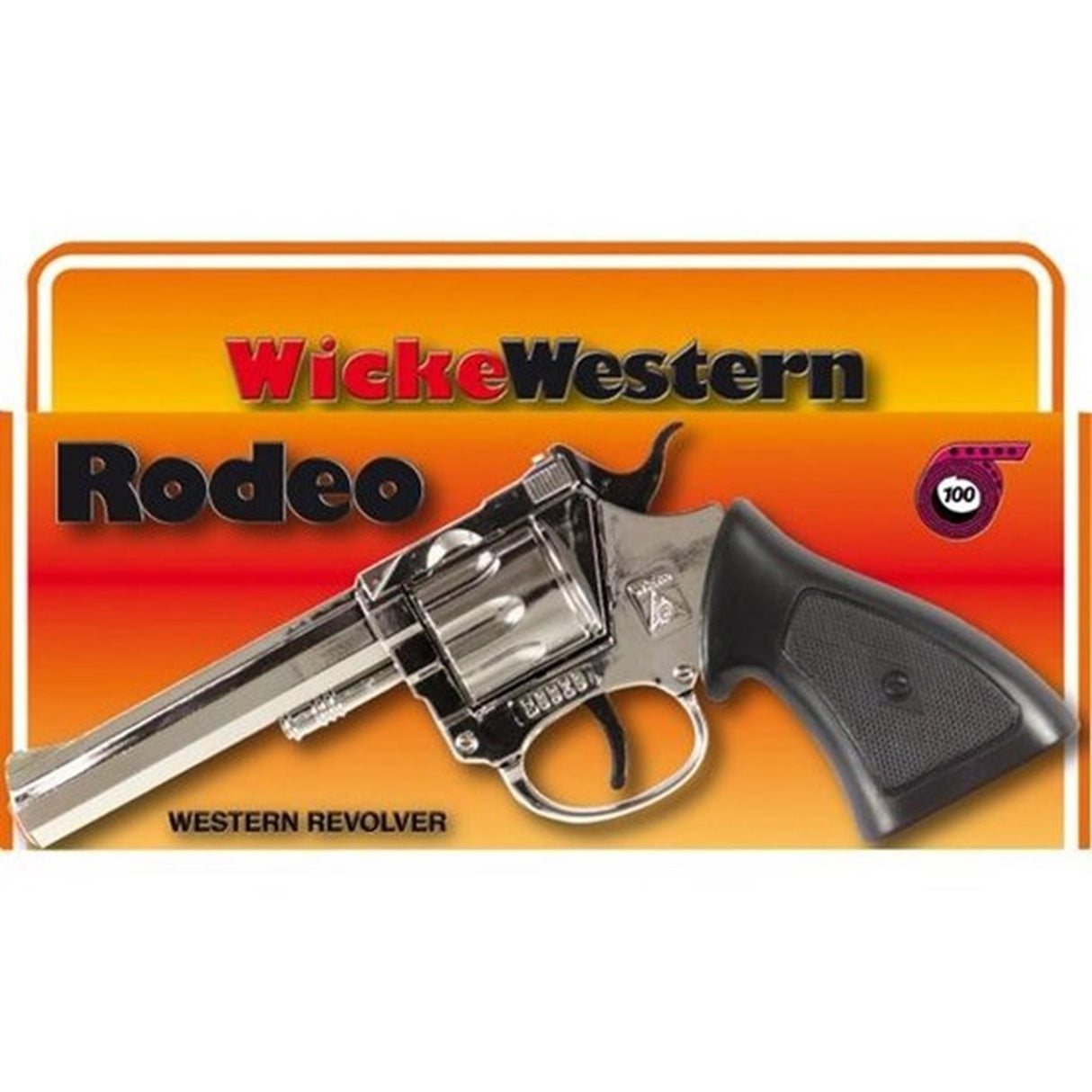 Johntoy Wicke Pistole Rodeo Chrom 100 Schuss