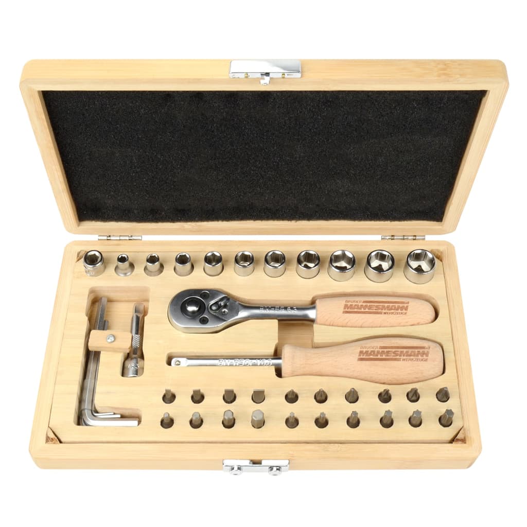 Brüder Mannesmann Brüder Mannesmann Keys de cockle 41 pièces Set Bamboo