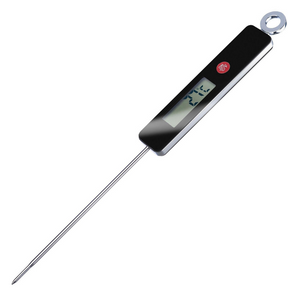 Westmark Einstichthermometer Kunststoff Edelstahl 27,7x2,5x1,1cm inkl. Batterien