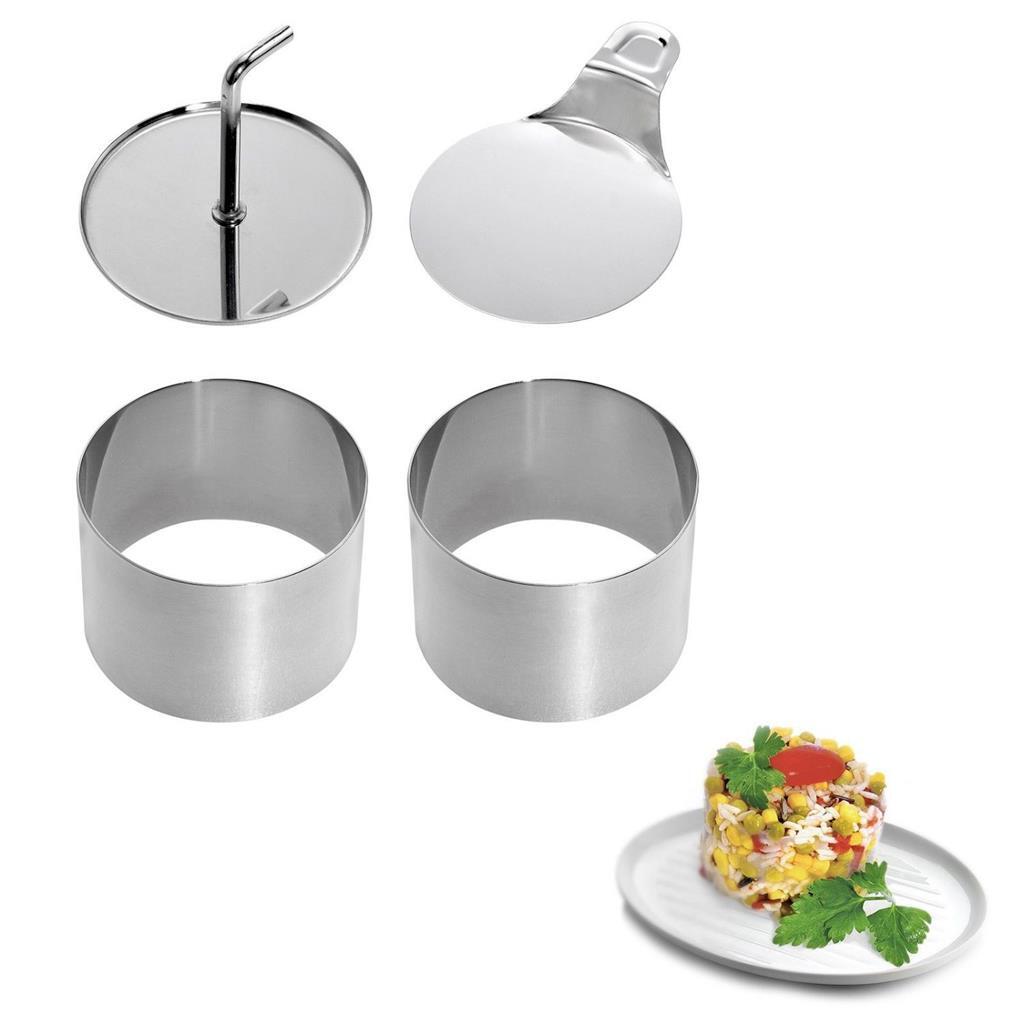 Westmark Food Formers de 7,5 cm en acier inoxydable à 4 pièces