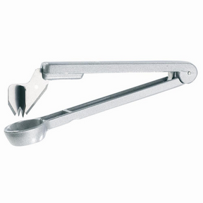 Westmark Pflaumenentsteiner für verzehrfertige Pflaumen, 16,7 cm lang, Aluminium, lebensmittelecht beschichtet, Edelstahlklinge, Steinex, Silber, 40102260