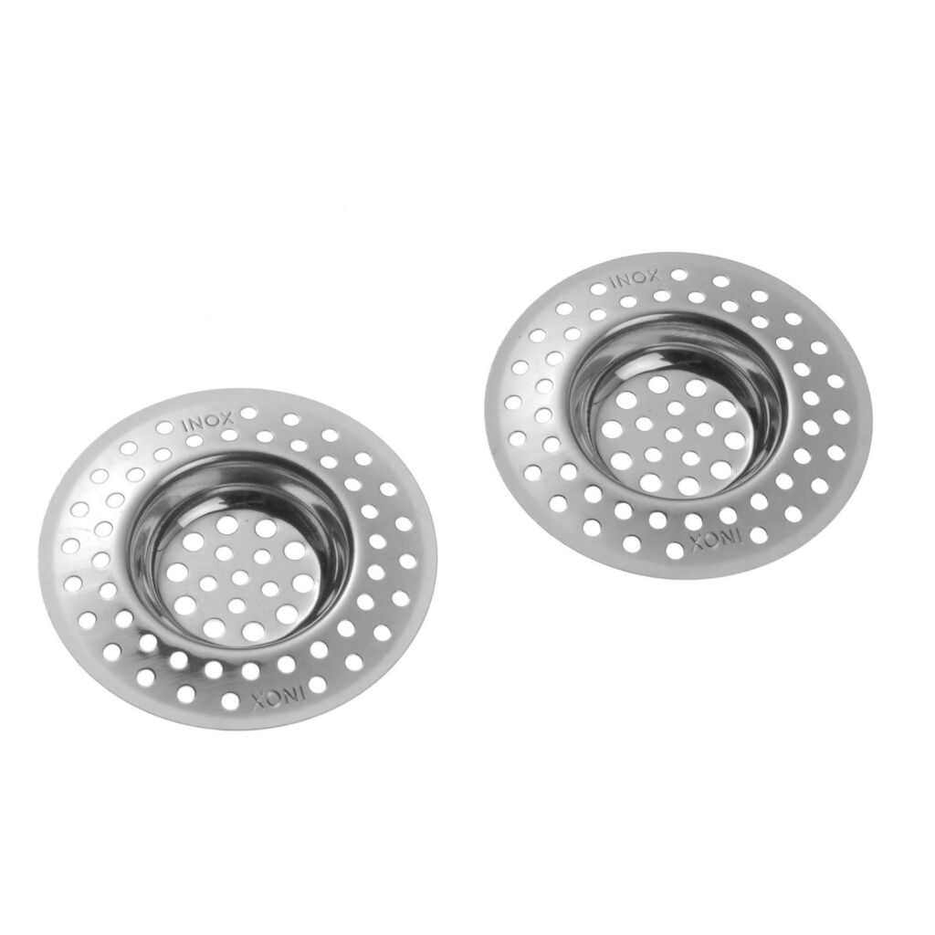 Westmark Spülbeckensiebe Edelstahl 7 cm 2 Stück