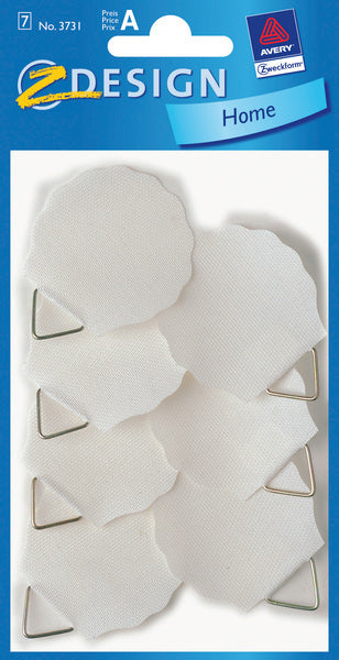 Avery AV-3731 Bilderaufhänger Z-Design Home 40 mm weiß Packung mit 5 Stück