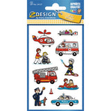 Avery av-54137 z-design Aufkleber für Kinder, Rettungsdienste, 3 Blatt