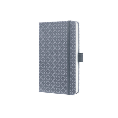 Sigel si-jn126 Notizbuch Jolie Flair, A6, Hardcover, liniert, Gletschergrau, 174 Seiten, 80 g