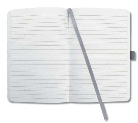 Sigel si-jn126 Notizbuch Jolie Flair, A6, Hardcover, liniert, Gletschergrau, 174 Seiten, 80 g