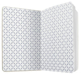Sigel si-jn126 Notizbuch Jolie Flair, A6, Hardcover, liniert, Gletschergrau, 174 Seiten, 80 g