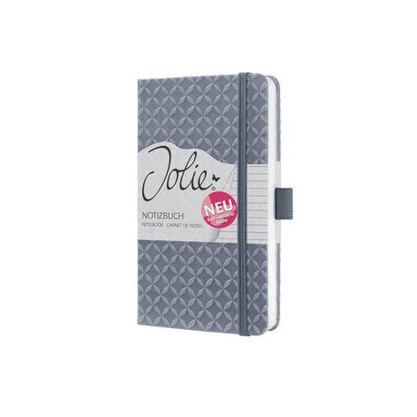 Sigel si-jn126 Notizbuch Jolie Flair, A6, Hardcover, liniert, Gletschergrau, 174 Seiten, 80 g