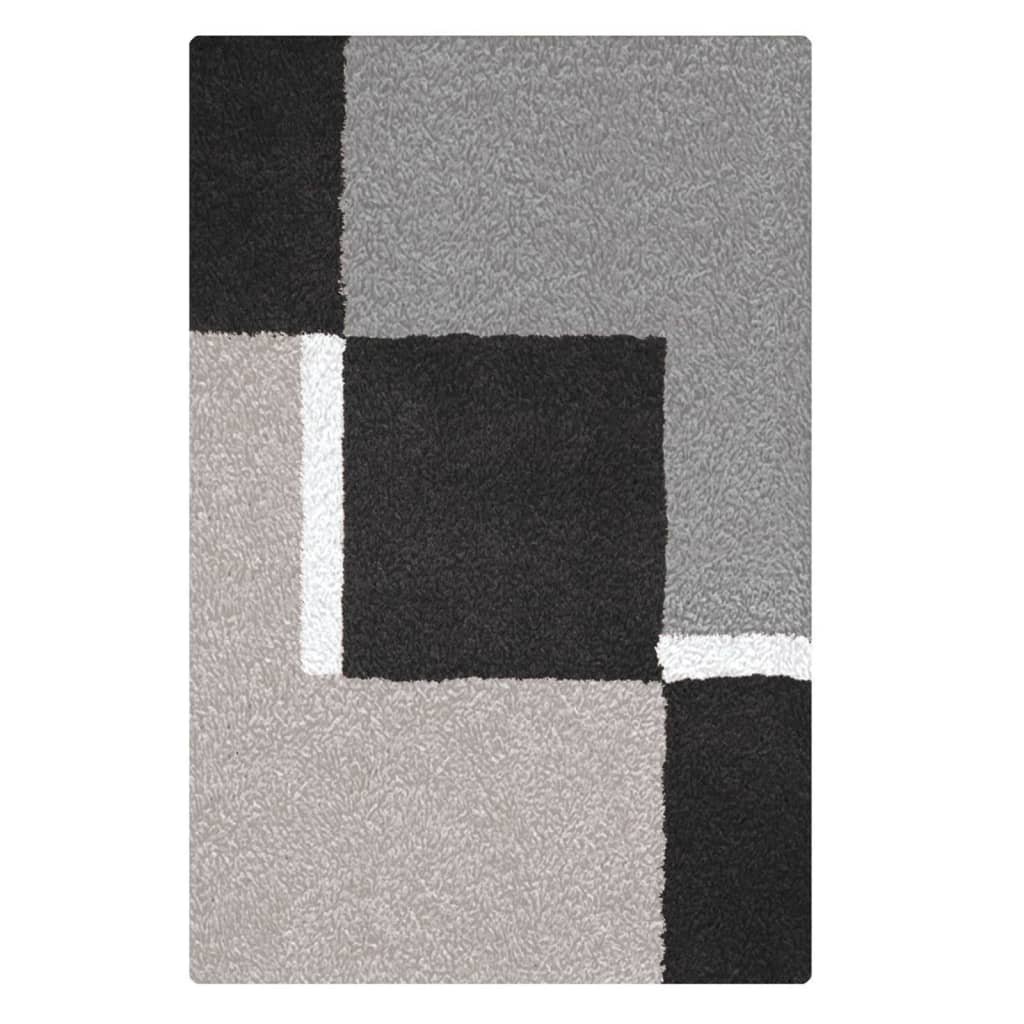 Piccolo wolke kleine wolke badmat dakota platinum 55x65 cm grigio e nero