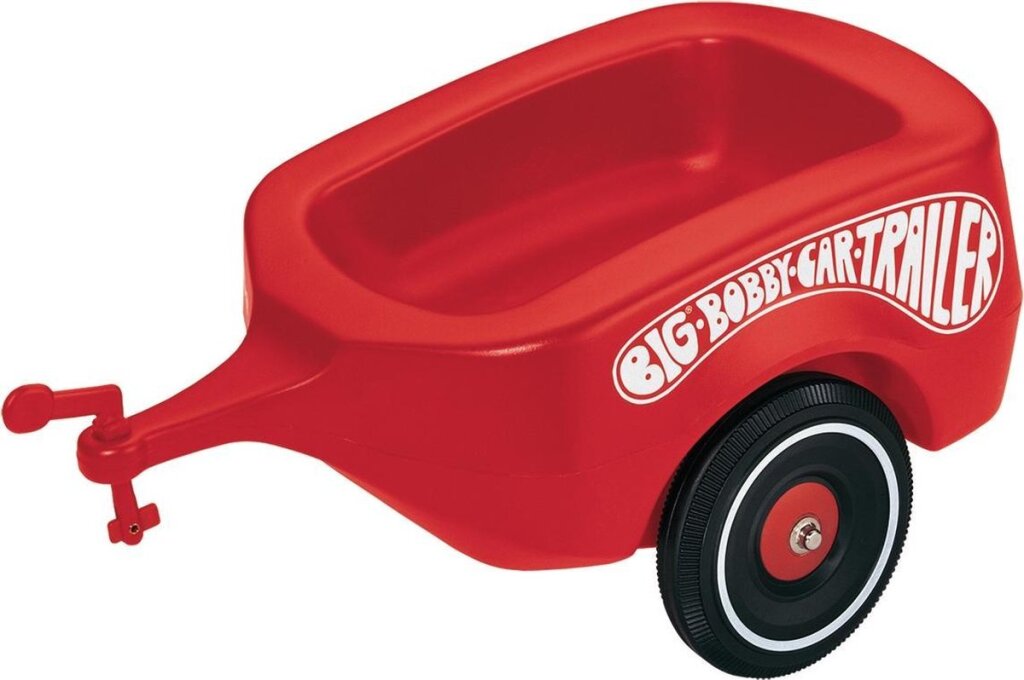 Großer Bobby-Car-Anhänger rot