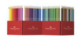 Faber Castell FC-111260 Buntstift Faber-Castell Castle sechseckiges Federmäppchen aus Pappe 60 Stück