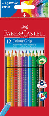 Faber Castell FC-112412 Buntstift Faber-Castell Grip Kartonetui mit 12 Stück