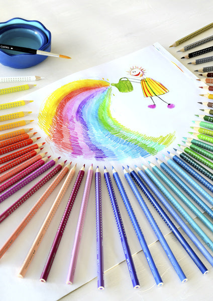 Faber Castell FC-112423 Buntstift Faber-Castell Grip Metalletui mit 24 Stück