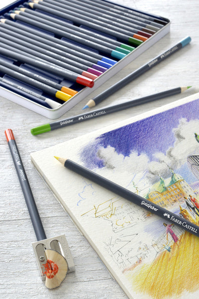 Faber Castell FC-114712 Buntstift Faber-Castell Goldfaber Federmäppchen mit 12 Stück