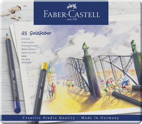 Faber-Castell Goldfaber Buntstifte – Dose 48 Stück – fc-114748