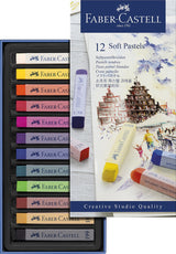 Faber Castell Faber Castell FC-128312 Pastelkrijt Studio Softpastel 12-stycke