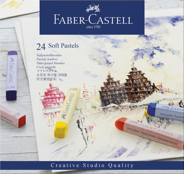 Faber Castell Faber Castell FC-128324 Pastelkrijt Studio Softpastel 24-delni ohišje