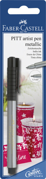 Faber Castell FC-167398 Zeichenstift Pitt Artist Pen 251 Silber