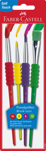 Faber Castell FC-481600 Bürstenset Kunststoff 4-teilig