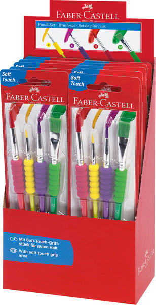 Faber Castell FC-481600 Bürstenset Kunststoff 4-teilig