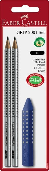 Faber Castell Faber Castell FC-185297 Pencil Grip 2001 2 pieces with Gum