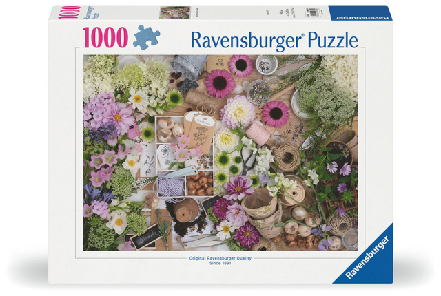 Ravensburger Puzzle aus Liebe zu Blumen, 1000 Teile.