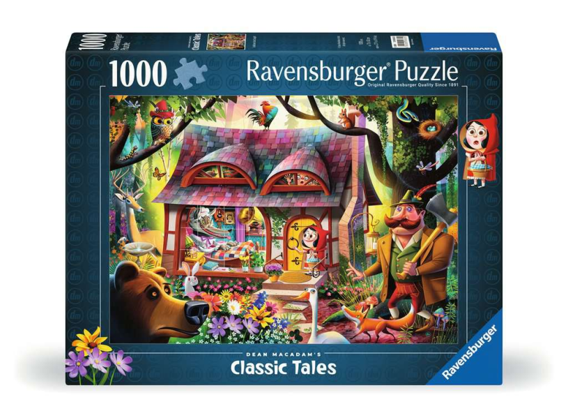 Ravensburger Puzzle Rotkäppchen und der Wolf - Puzzle - 1000 Teile