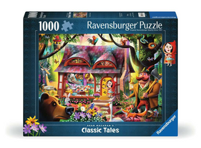 Ravensburger Puzzle Rotkäppchen und der Wolf - Puzzle - 1000 Teile