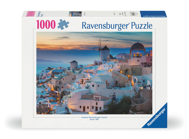 Ravensburger Puzzle Santorini-Abend – 1000 Teile Landschaft.