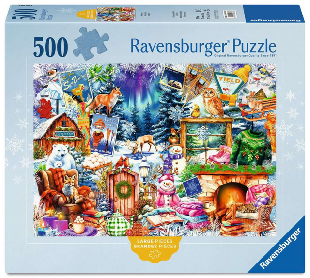 Ravensburger winters bergdorp - 500 xl stukjes