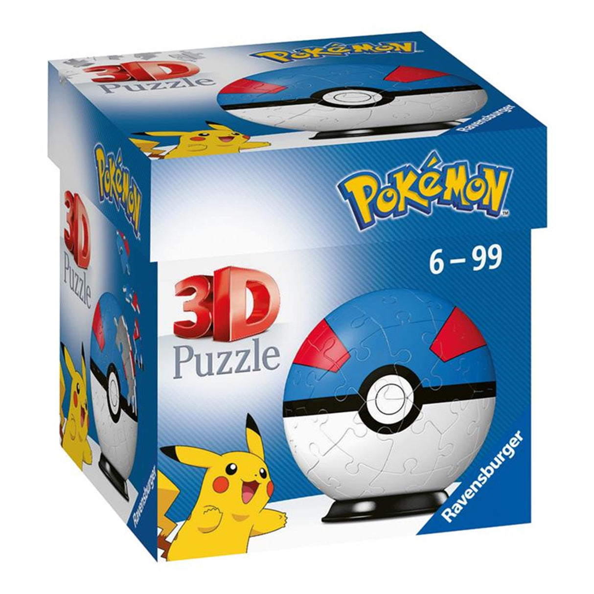 Ravensburger Pokémon Großer Ball 3D-Puzzle, 54 Teile.