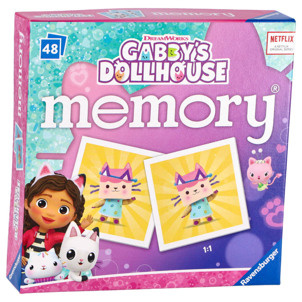 Ravensburger Gabby # 039; s Dollshouse Memory 48 Kaarte