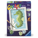 Ravensburger CreArt Malen nach Zahlen Trendiges Seepferdchen