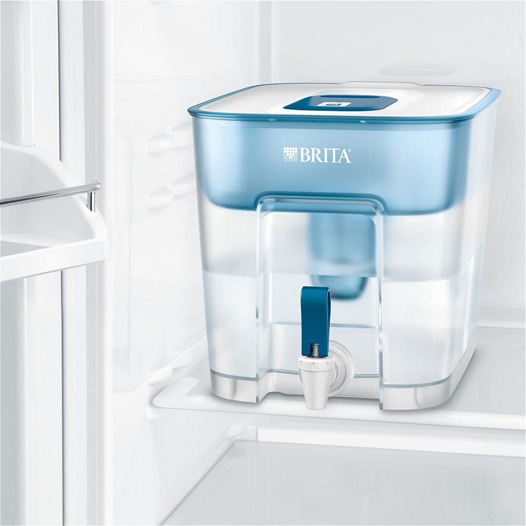 Brita brita flow waterfilter 8.2l blauw wit