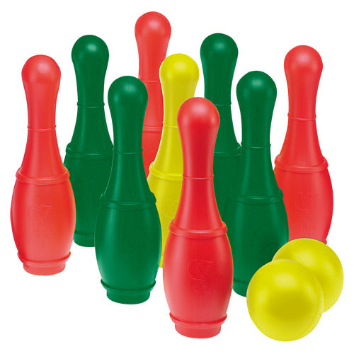 Rolly Toys Kegelset Junior 26 cm 11-piece red yellow green