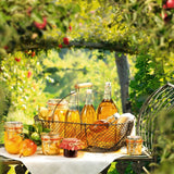 Leifheit 3187 runde Einmachflasche 500 ml Glas Edelstahl