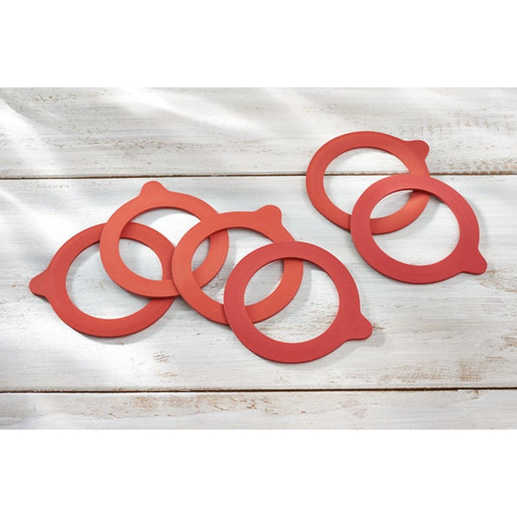 Leifheit 3216 Gummi-Einkochringe 68x94 mm 6 Stück